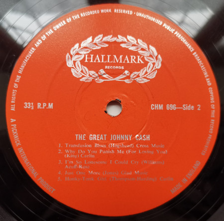 Johnny Cash – албум The Great Johnny Cash - Img 3