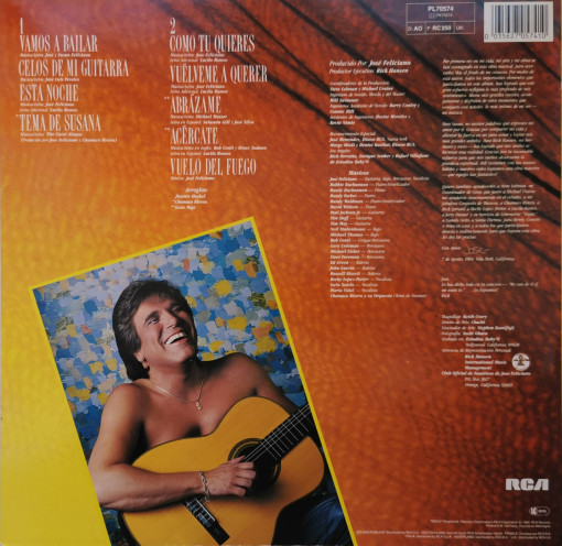 José Feliciano – албум Como Tu Quieres - Img 2