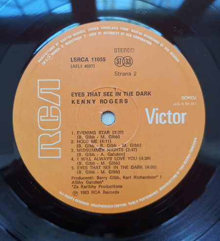 Kenny Rogers – албум Eyes That See In The Dark - Img 3