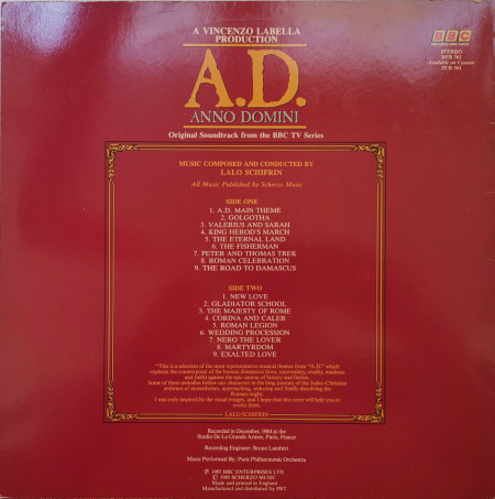 Lalo Schifrin – A.D. — албум Anno Domini - Img 2