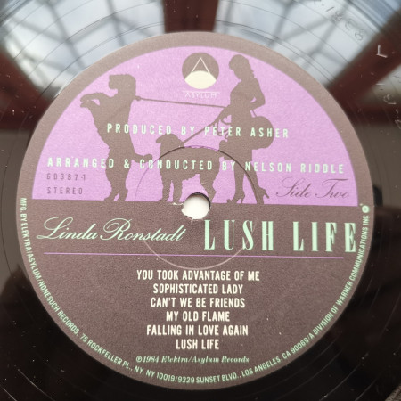 Linda Ronstadt With Nelson Riddle &amp; His Orchestra – албум Lush Life - Img 3