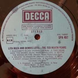 Lita Roza, Dennis Lotis ‎– албум The Ted Heath Years - Img 4