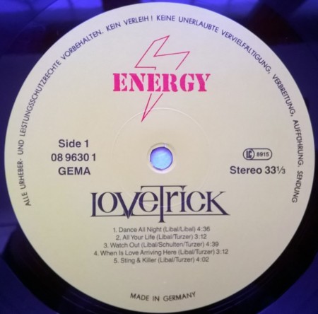 Lovetrick ‎– албум Lovetrick - Img 3