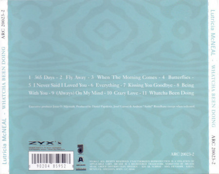 Lutricia McNeal – Whatcha Been Doing (CD) - Img 2