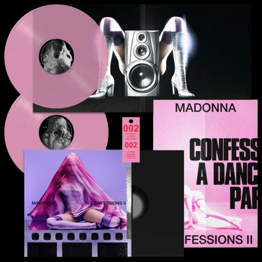MADONNA - CONFESSIONS II (2xLP) (Limited Extended Version) (Translucent Pink Coloured) - Img 2
