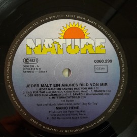 Mario Hené ‎– албум Jeder Malt Ein Andres Bild  Von Mir - Img 4