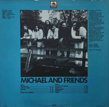 Michael And Friends ‎– албум Michael And Friends - Img 2