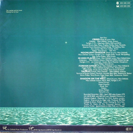 Mike Oldfield – албум Crises - Img 2