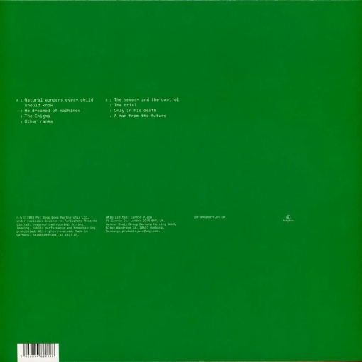 PET SHOP BOYS - A MAN FROM THE FUTURE (1xLP) (Limited Edition) - Img 2