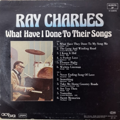 Ray Charles – албум What Have I Done To Their Songs - Img 3