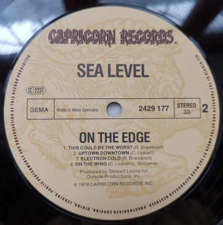 Sea Level – албум On The Edge - Img 3