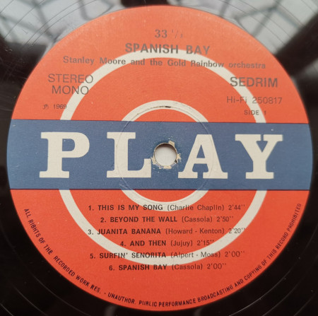 Stanley Moore And The Gold Rainbow Orchestra – албум Spanish Bay - Img 3