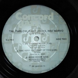 Tal Farlow, Hank Jones, Red Norvo, Ray Brown, Jake Hanna ‎– албум On Stage - Img 4