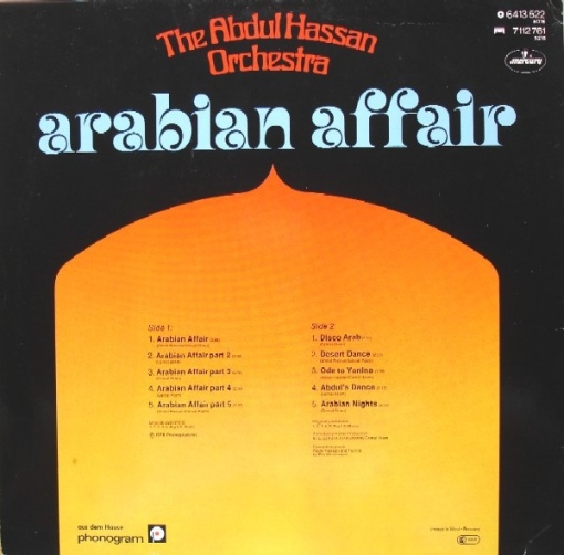 The Abdul Hassan Orchestra – албум Arabian Affair - Img 2
