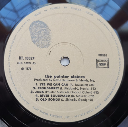 The Pointer Sisters – албум The Pointer Sisters - Img 2