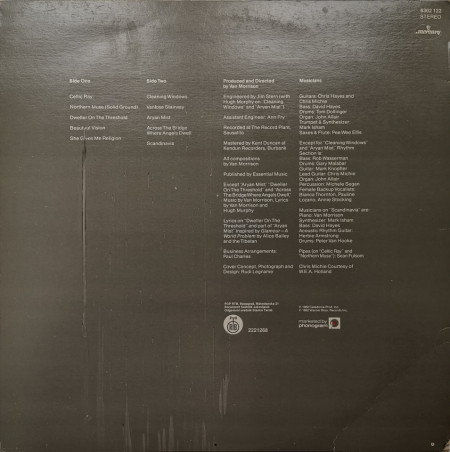 Van Morrison ‎– албум Beautiful Vision - Img 2