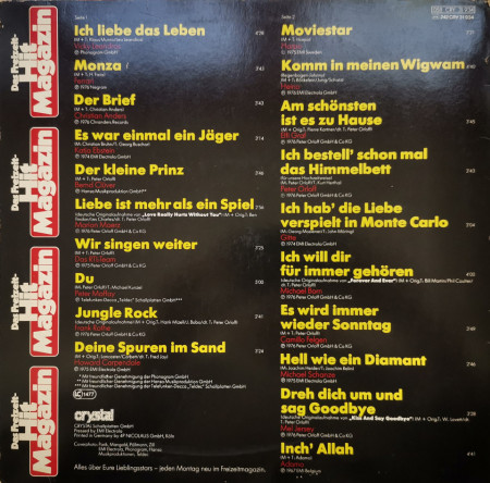 Various ‎– албум Das Freizeit-Hit-Magazin - Img 2