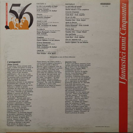 Various – албум I Fantastici Anni Cinquanta - 1956 - Img 2