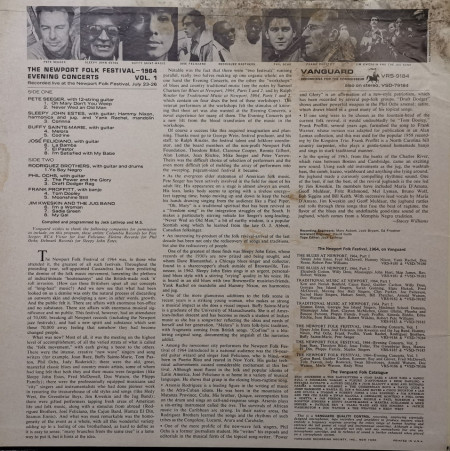 Various – албум Newport Folk Festival, 1964 Evening Concerts, Vol. 1 - Img 2