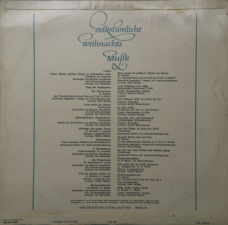 Various – албум Volkstümliche Weihnachtsmusik - Img 2