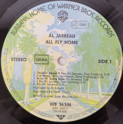 Al Jarreau – албум All Fly Home - Img 2