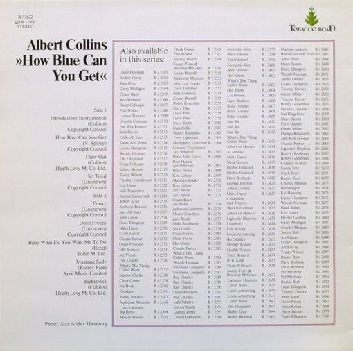 Albert Collins – албум How Blue Can You Get - Img 2