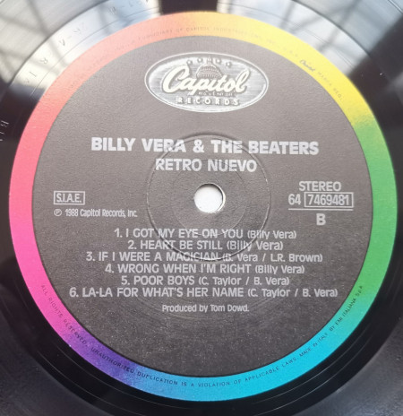 Billy Vera &amp; The Beaters – албум Retro Nuevo - Img 3