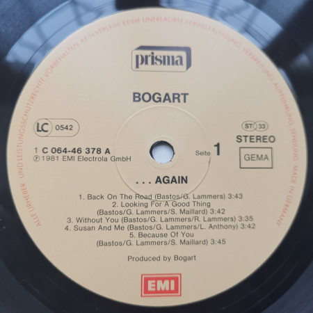 Bogart – албум ...Again - Img 3