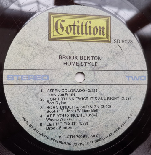Brook Benton – албум Home Style - Img 3
