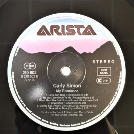 Carly Simon – албум My Romance - Img 3