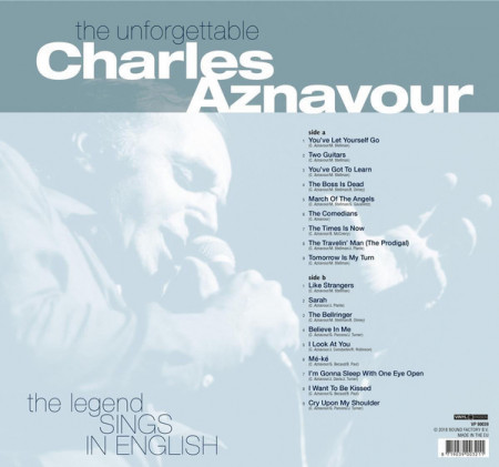 Charles Aznavour – албум The Legend Sings in English - Img 2