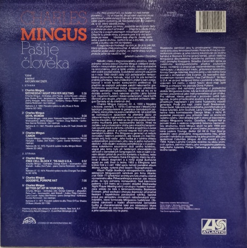 Charles Mingus – албум Pašije Člověka - Img 2