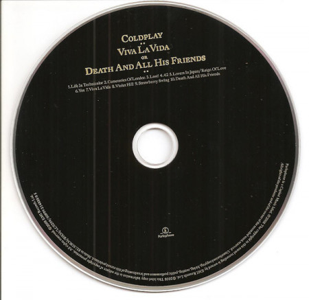 Coldplay – албум Viva La Vida or Death And All His Friends (CD) - Img 3