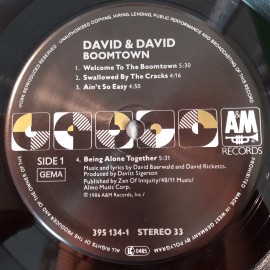 David + David ‎– албум Boomtown - Img 4