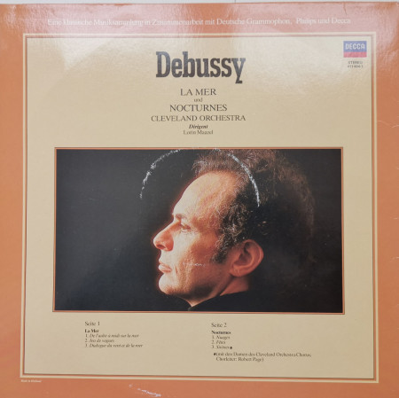 Debussy / Cleveland Orchestra / Lorin Maazel – албум La Mer Und Nocturnes - Img 2