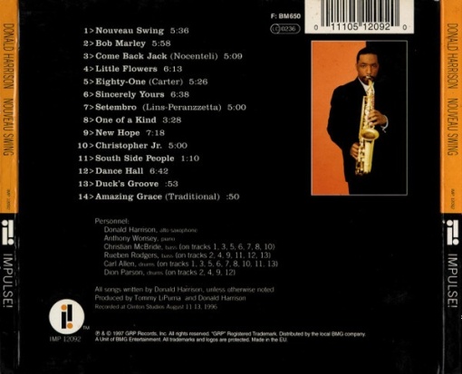 Donald Harrison – албум Nouveau Swing (CD) - Img 2