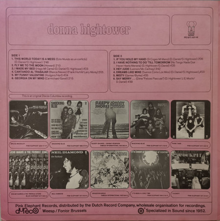 Donna Hightower – албум Donna Hightower - Img 2