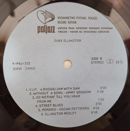 Duke Ellington – албум The 1953 Pasadena Concert - Img 2