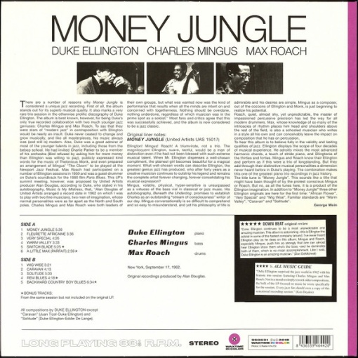 Duke Ellington, Charlie Mingus, Max Roach – албум Money Jungle - Img 2