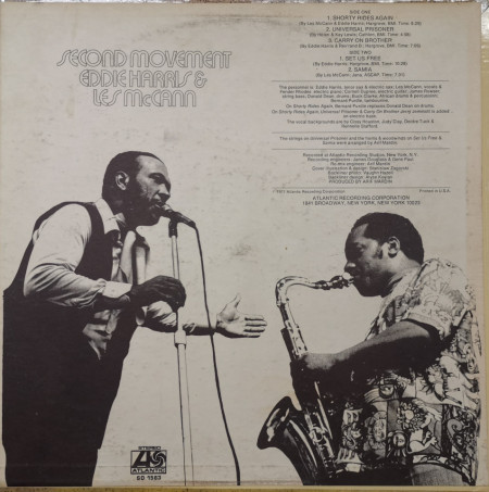 Eddie Harris &amp; Les McCann – албум Second Movement - Img 2