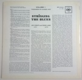 Eddie Lang &amp; Joe Venuti ‎– албум Stringing The Blues Vol.1 - Img 2