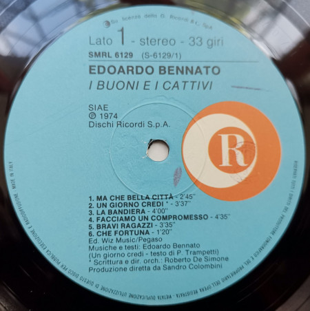 Edoardo Bennato – албум I Buoni E I Cattivi - Img 3