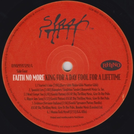 Faith No More – албум King For A Day Fool For A Lifetime - Img 6
