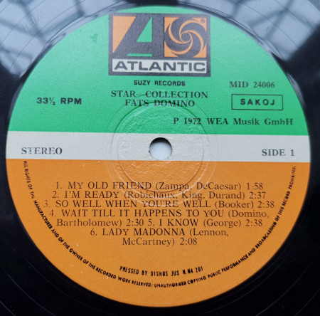 Fats Domino – албум Star-Collection - Img 2