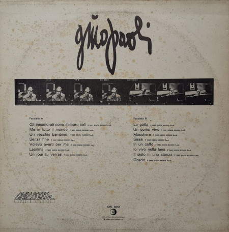 Gino Paoli – албум Gino Paoli - Img 2