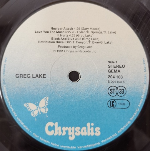 Greg Lake – албум Greg Lake - Img 3