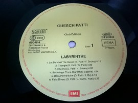 Guesch Patti – албум Labyrinthe - Img 4