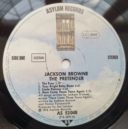 Jackson Browne – албум The Pretender - Img 2