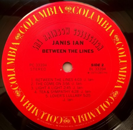 Janis Ian – албум Between The Lines - Img 3