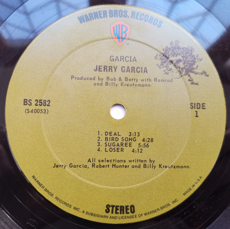 Jerry Garcia – албум Garcia - Img 3